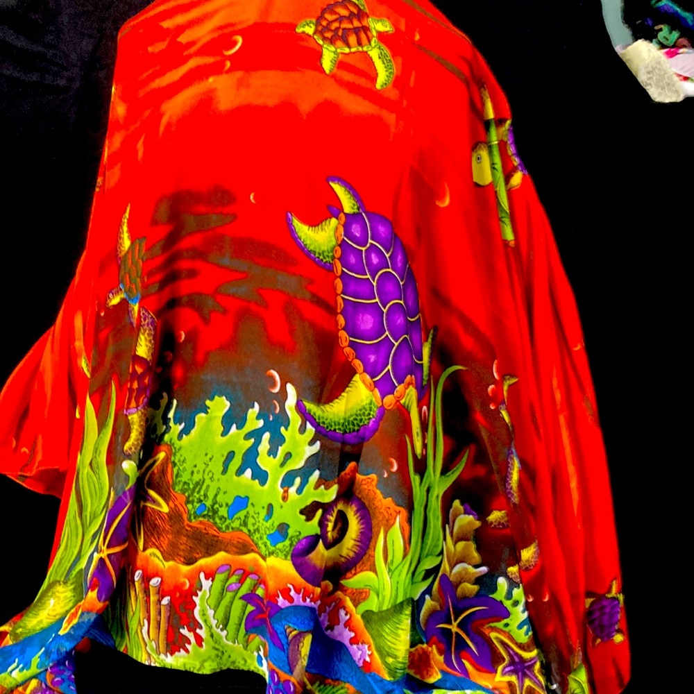 Hawaiian scarf or swimsuit cover